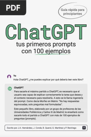 ChatGPT: tus primeros prompts con 100 ejemplos - E BOOK - LECTOPLAN