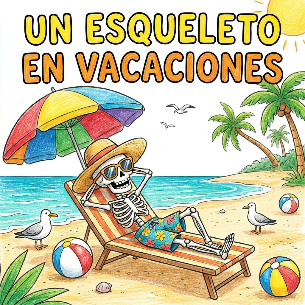 Un Esqueleto en Vacaciones – Ana María del Río [EBOOK PDF] 💀🧥🎩✨ - LECTOPLAN